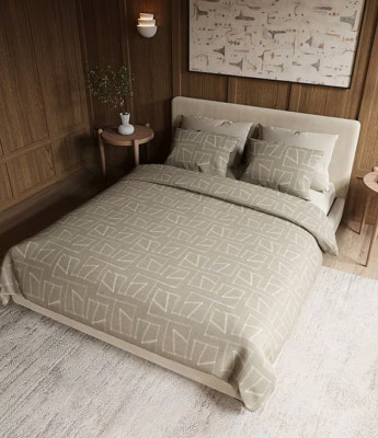 LEMIEUX ET CIE Maree Duvet Set Taupe New