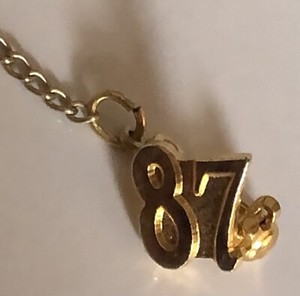 Rare Vintage 1987 Girl Scouts Pin ‘87 Gold Tone Pin 1987 Year Pin GS Leadership