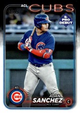 Adan Sanchez RC 2024 Topps Pro Debut #PD-42 Pre-ROOKIE MLB ID:114743