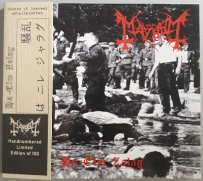 Mayhem - Ha-Elm Zalag [CD] with OBI, Limited to 100, handnumbered. Dead Ohlin