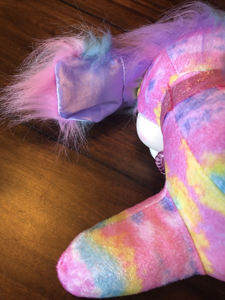 Puppy Surprise Rainbow Dog Stormy Tie Dyed Colorful Plush 1