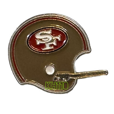 NFL San Francisco 49ers Throwback Helmet Pin - NEW | eBay