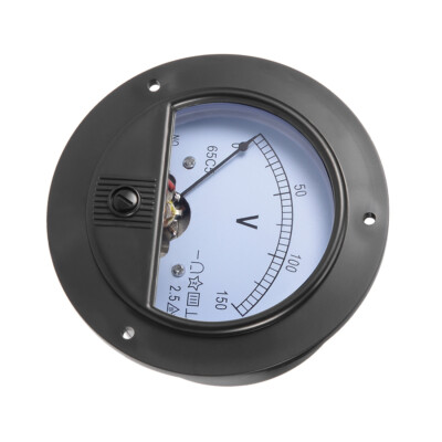 DC0-150 V Analog Panel Spannung Gauge Volt Meter 65C5 2.5% Fehler Marge Neue