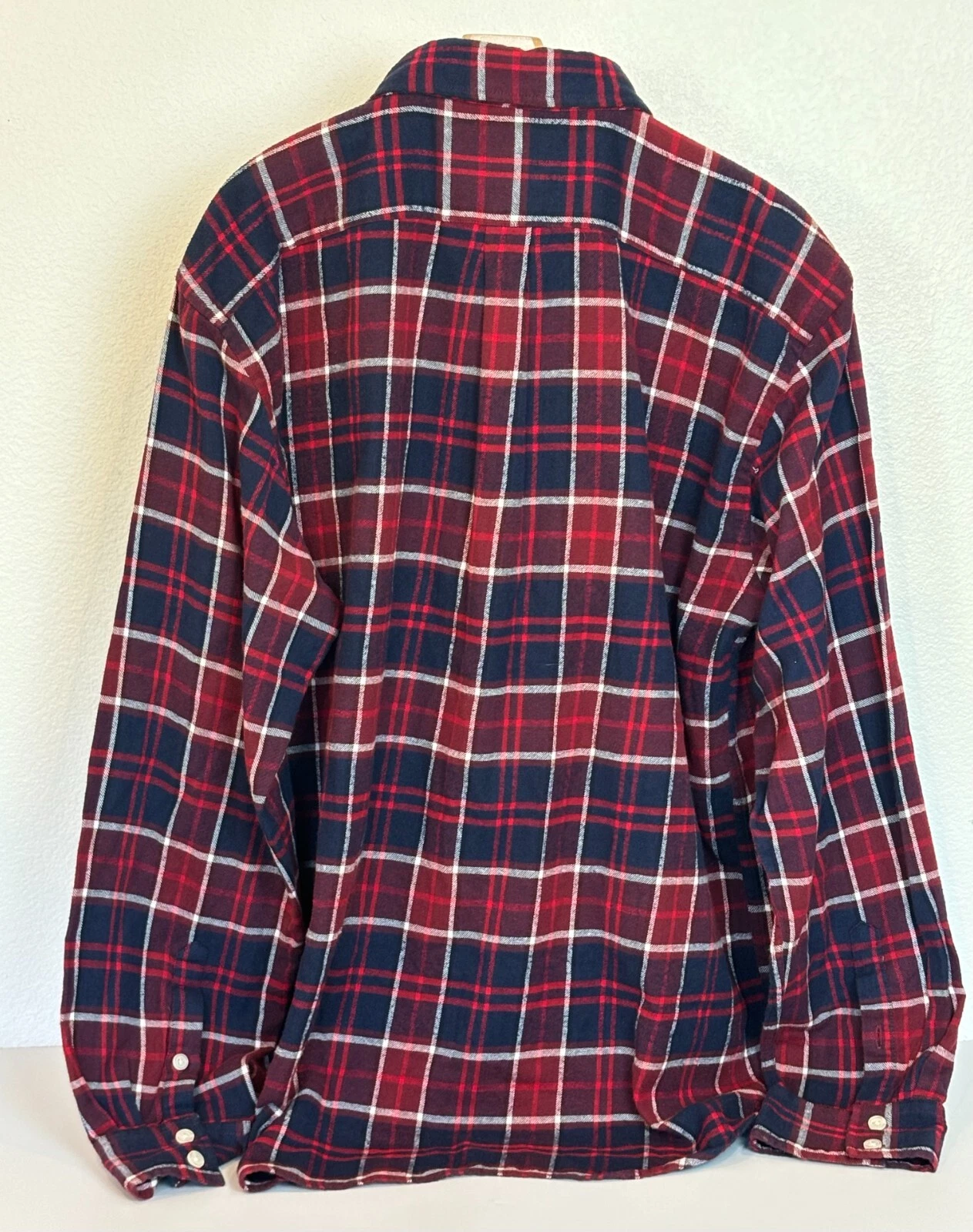 burton button up long sleeve plaid flannel ski shirt