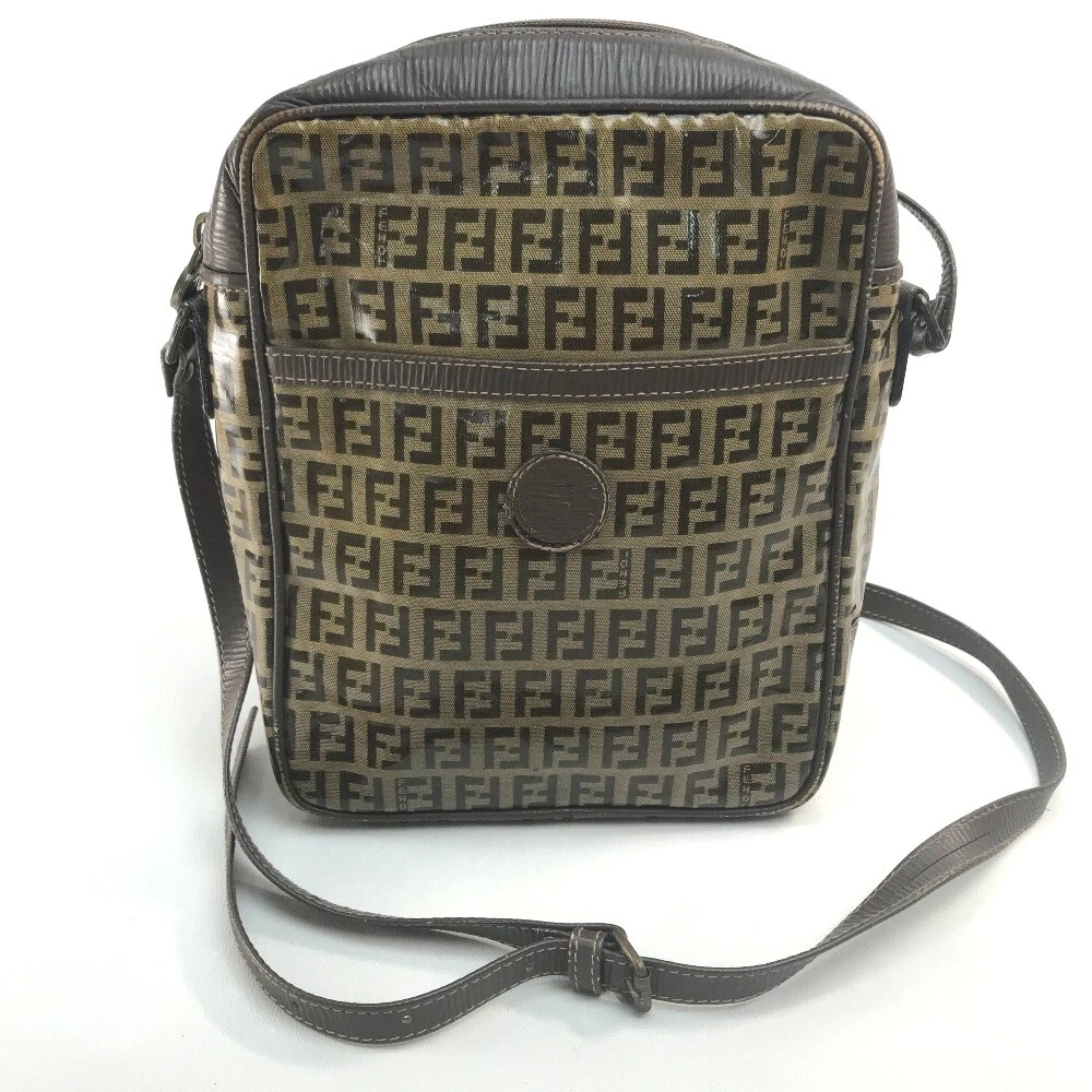 Fendi Pre-owned Zucca Monogram Crossbody Bag