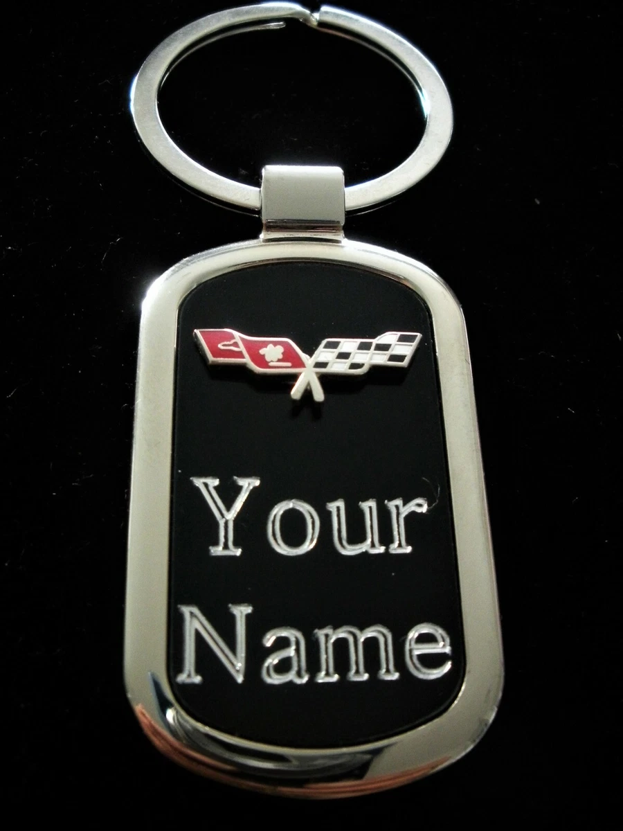 Engraved corvette best sale keychain