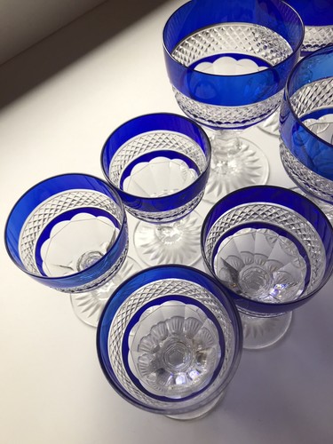 St. Louis French Trianon Pattern Crystal Stemware … Vintage - Picture 6 of 20