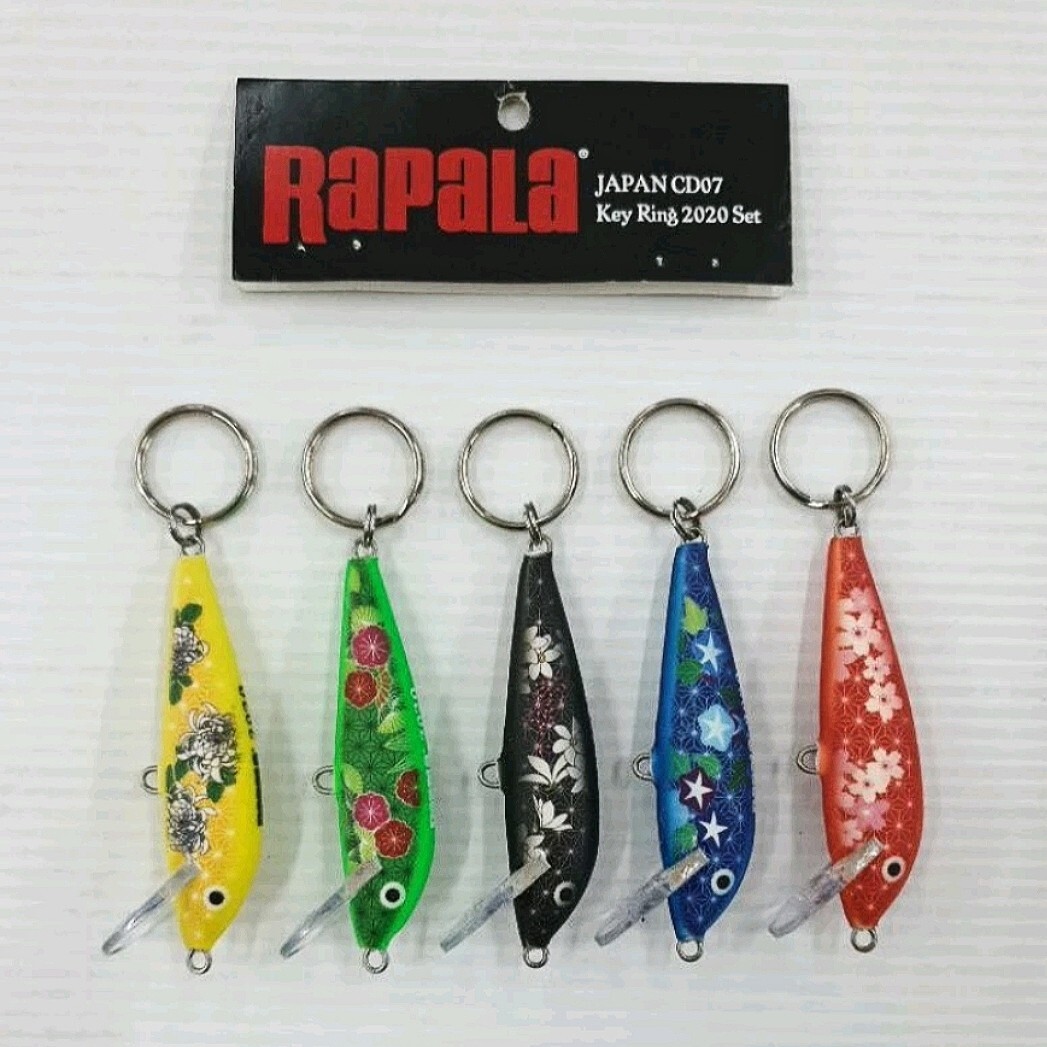 【関税＆送料込み】ChloAC Kerala Keychain 25 Rapala Key Ring 2020 Set Japan CD07 Keychain Lure Keychain