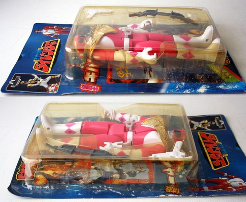 VINTAGE 90'S POWER RANGERS 8" PINK RANGER KO FIGURE DAIRANGER SUPER SENTAI NEW - Picture 5 of 8