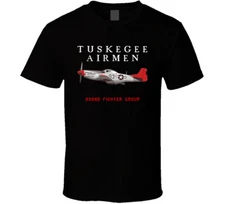 Red Tails Tuskegee Airmen 332nd Fighter Group Logo World War Movie Cool T Shirt