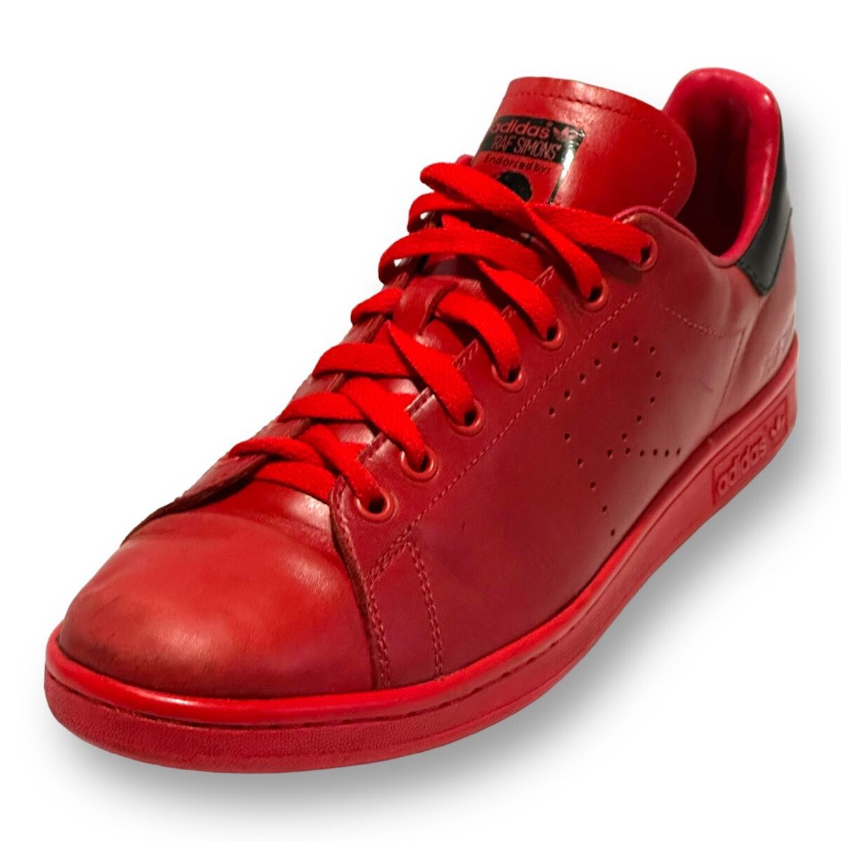 Stan Smith Raf Simons Adidas Red BA7377 Size 10.5 | eBay Stan Smith Raf Simons Adidas Red BA7377 Size 10.5 | eBay
