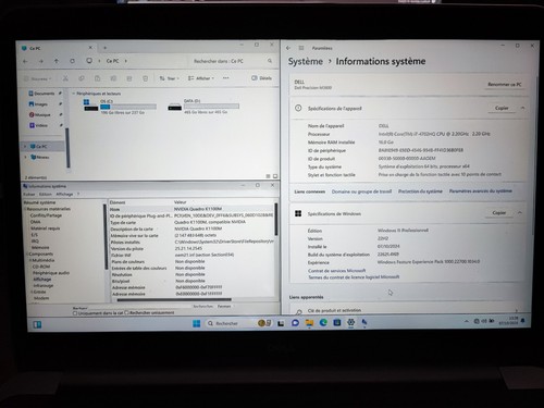 DELL Precision M3800 - Core i7-4702HQ, 16 Go, 256Go, Quadro K1100M, 15,6",W11 #7 - Foto 11 di 12