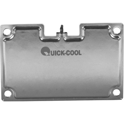 QuickCool QHD-46004 3-D Heat-Diffuser Bohrlöcher (L x B x H) 106 x 70 x 3 mm