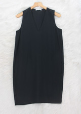 Everlane Dress Size 6 Black LBD Little Black Dress Sleeveless Short Shift #1423