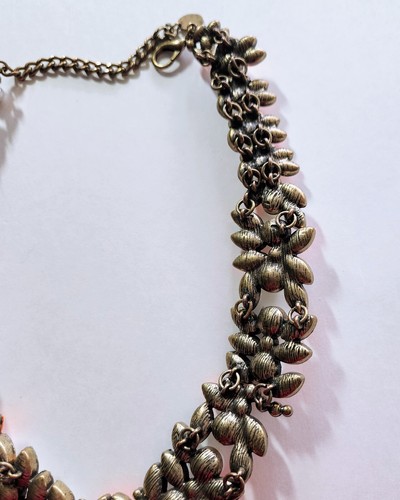 ZARA Chunky Faux Pearl and Rhinestone Statement Necklace Choker - Picture 6 of 13