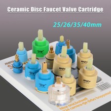 Ceramic Faucet Valve Cartridge Replacement 25/26/35/40mm Bath Kitchen Fittings