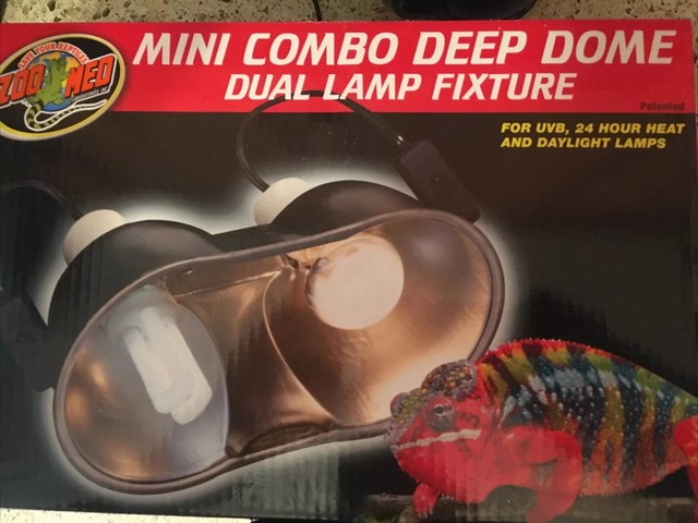 dual heat lamp for reptiles
