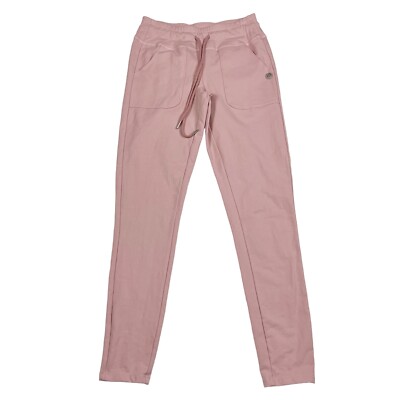 Curves N Combat Boots CNC High Waisted Joggers Booty Scrunch Drawstring Pink, Sm