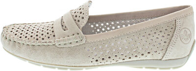 Rieker Damen Mokassin beige