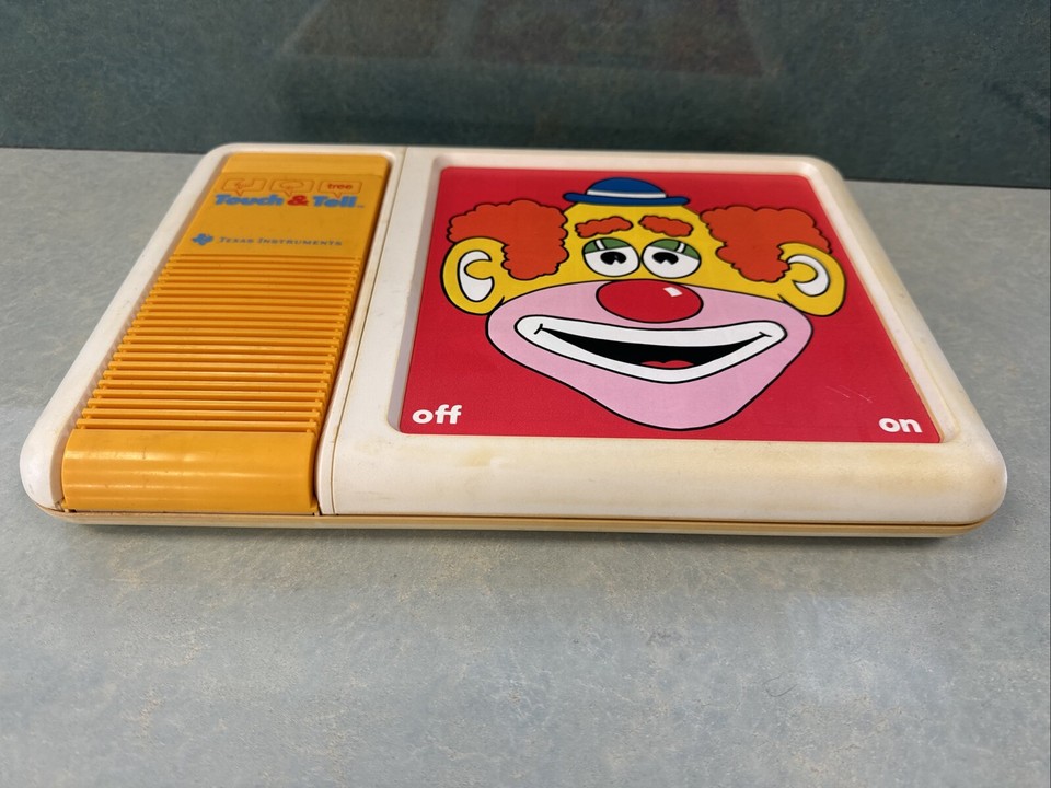 1981 Texas Instruments Touch and Tell Tested Works Electronic 1 Overlay