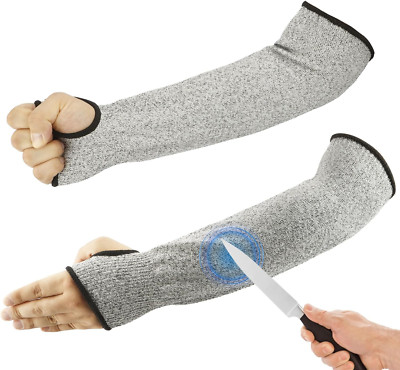 Cut Resistant Sleeves, Arm Protectors for Thin Skin and Bruising, Farmers Defens