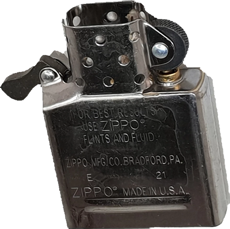 Original ZIPPO Chrom Einsatz Insert Ersatzteil