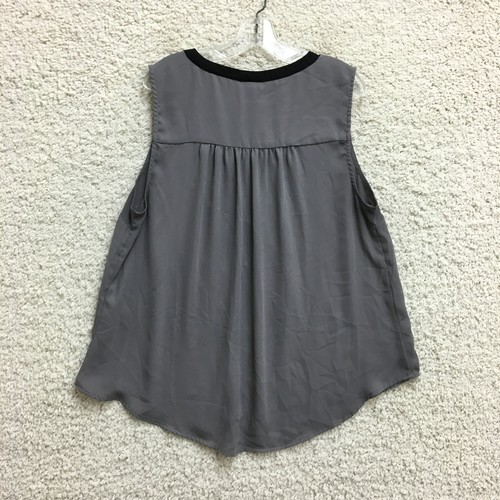 Torrid Tank Top Shirt 1X Adult Plus Gray V Neck Sleeeveless Pullover Womens - Imagen 5 de 8