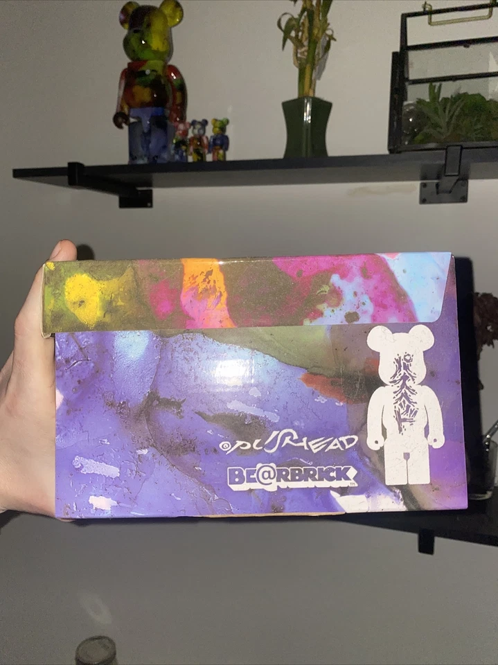 Bearbrick Pushhead 4 piezas tres 100% y uno 400% juguete medicom Foto 3 de 4