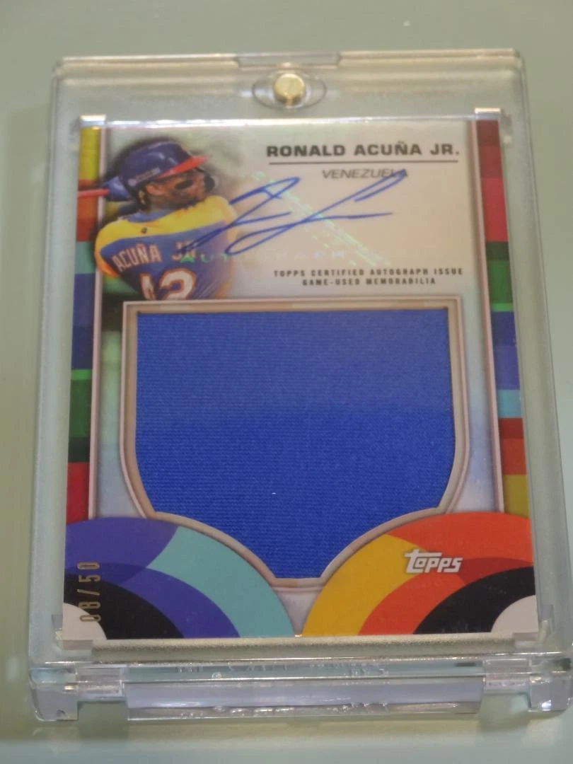Acuna Jr. Relic Auto TOPPS WBC Autograph 175955 | eBay