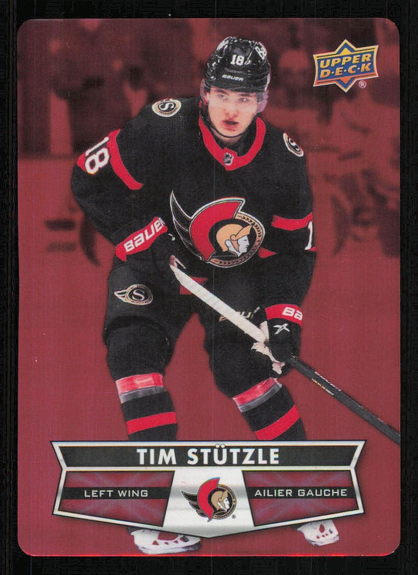 2021-22 Upper Deck Tim Hortons Red Die Cuts #DC7 Tim Stutzle