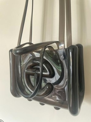 Telfar Small Jelly Shopper - Clear Black