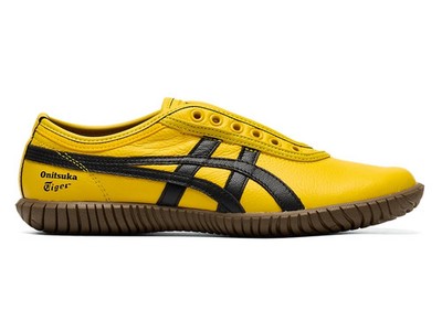 Onitsuka Tiger イエロー スニーカ Onitsuka Tiger TSUNAHIKI SLIP-ON SUNFLOWER YELLOW/BLACK 1183C529