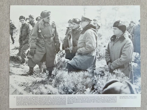 KOREAN WAR GENERAL DOUGLAS MacARTHUR MATTHEW RIDGWAY ARMY 25TH INFANTRY DIVISION