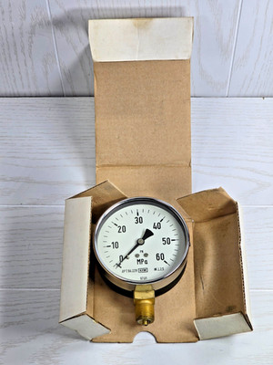 NOS KFM M100R Pressure Gauge 0-60 MPa Industrial Panel Gauge RP T94 Z29