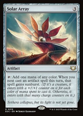 x1 Solar Array R MTG Commander: Edge of Eternities M/NM, English