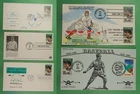 DR WHO 1988 (5) FDC FOOTBALL KNUTE ROCKNE MIXED FRANK CANADA R59612