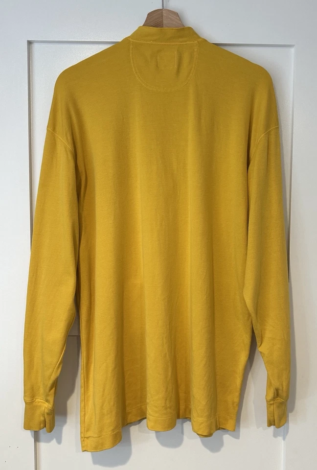 Henley de algodón amarillo vintage CP COMPANY Ideas de Massimo Osti talla M Foto 2 de 4