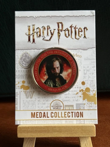 HARRY POTTER CARD WITH MEDAL SIRIUS BLACK GARY OLDMAN PRISONER OF AZKABAN COIN