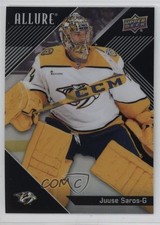 2024-25 Upper Deck Allure Black Rainbow Juuse Saros #48 0z3d