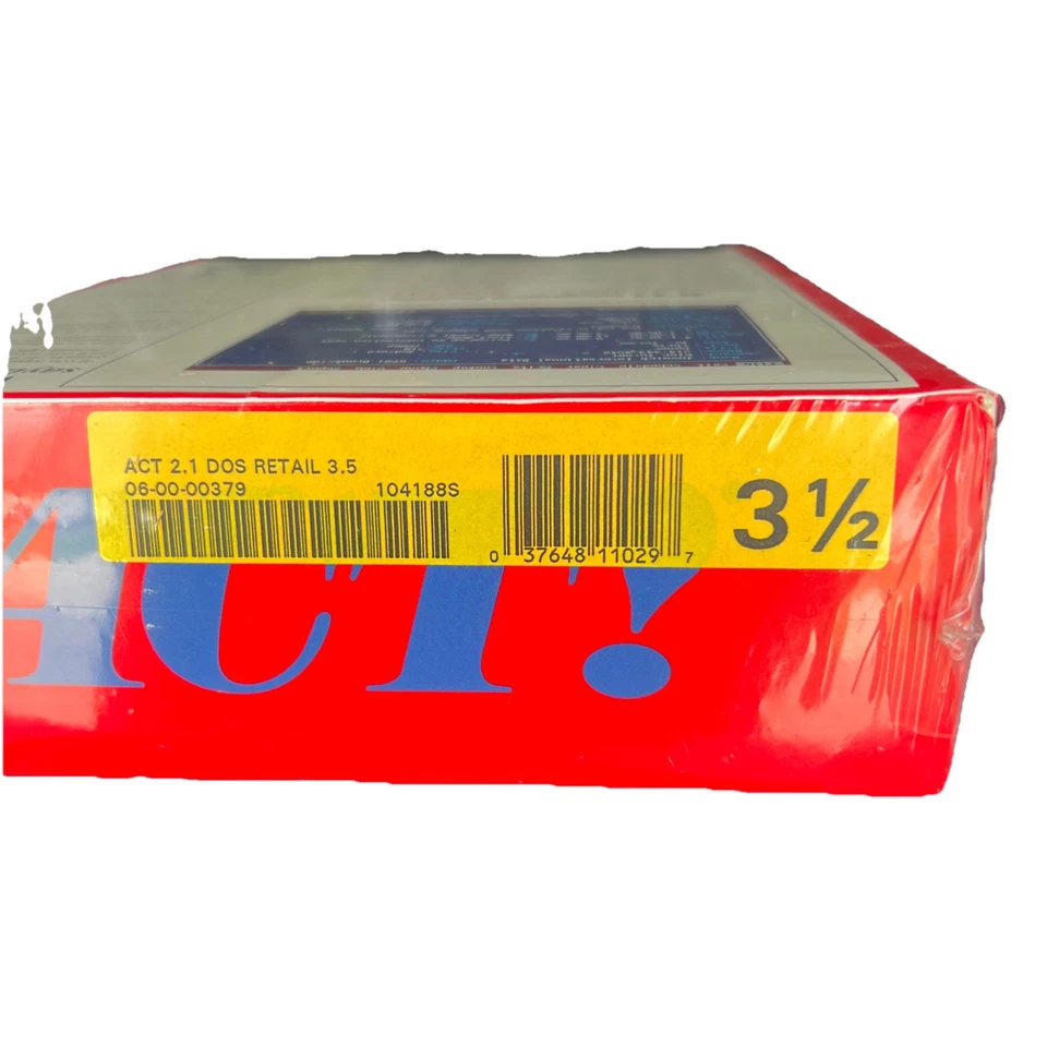 Symantec ACT! Contact Manager Version Windows 2.1 3-1/2 Floppy Disk New Sealed - Image 3 of 4