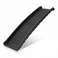 Hunderampe Klappbar Max 90KG Teleskop Einstiegshilfe Hundetreppe Tiertreppe