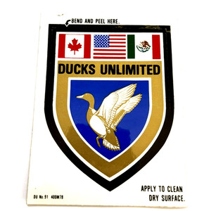 Ducks Unlimited Decal