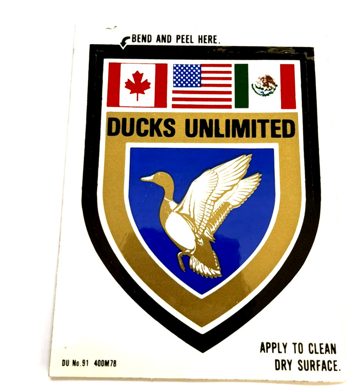 Ducks Unlimited Decal