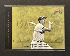 2002 Fleer Premium #19 Brooks Robinson Legendary Dynasties Orioles 1960s