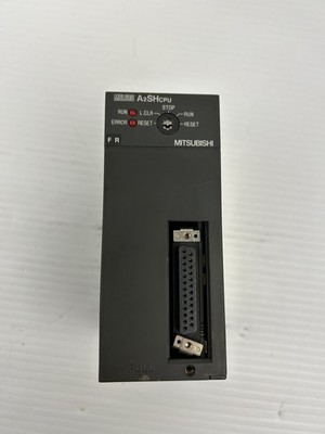 Mitsubishi A2SHCPU Melsec CPU Unit 14k Step PLC Module - No Keys
