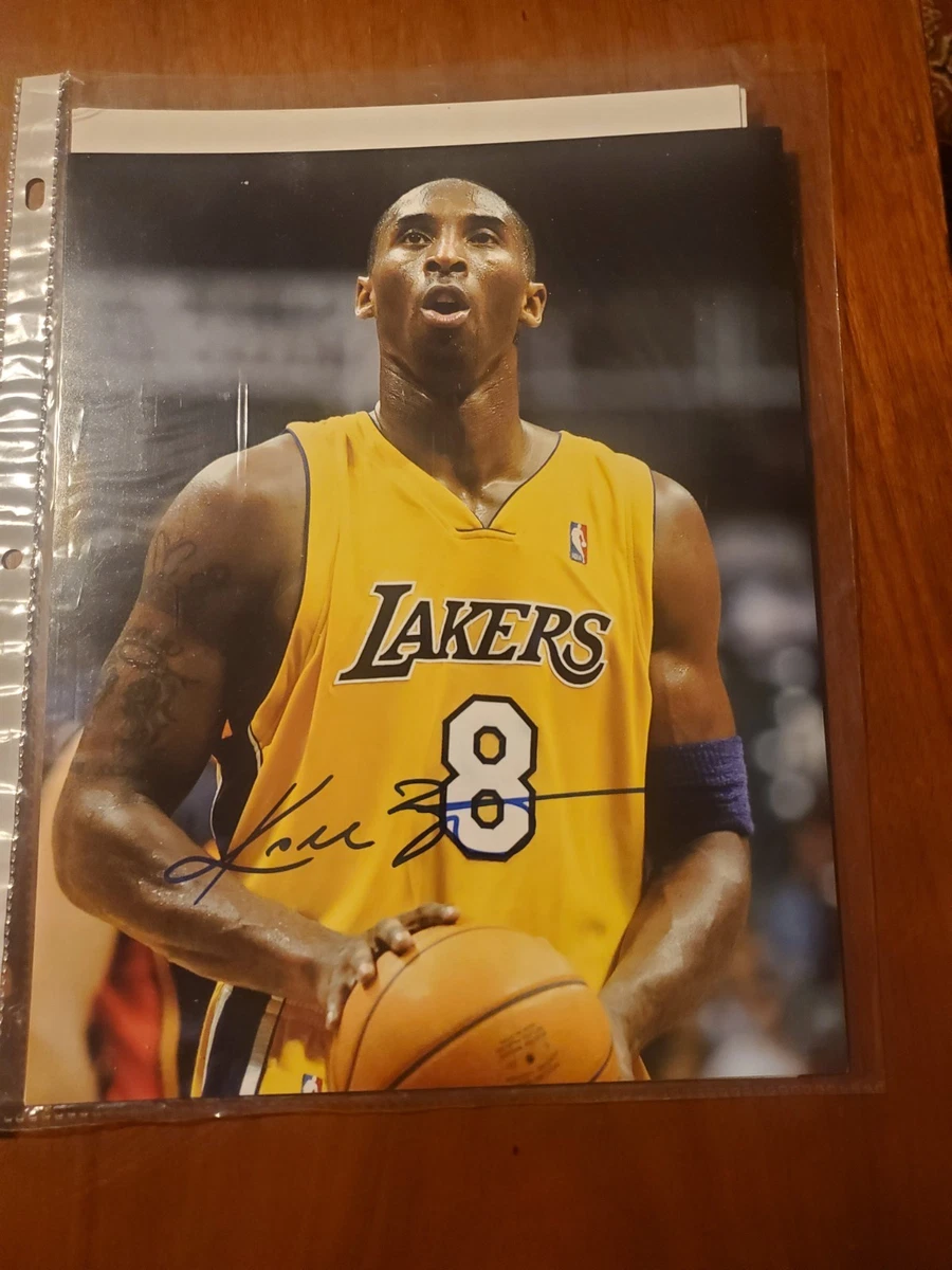 25+ Kobe Bryant Los Angeles Lakers NBA Original Autographed Photos