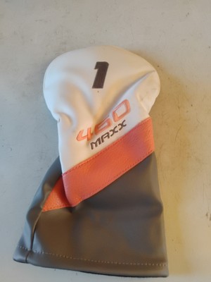 Ladies 460 MAXX 1 Grey/Pink/White Headcover Golf Head Cover Vinyl