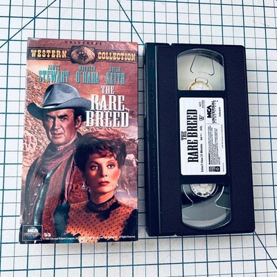 The Rare Breed VHS 1966 Western James Stewart Maureen O'Hara MCA Universal USED