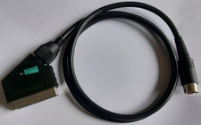 ATARI 65XE 130XE 800XE TV VIDEO SCART CABLE S-video OFC AV chroma adjust !