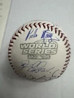 2004 World Series Boston Red Sox Team Signed Auto Baseball Ortiz Martinez JSA